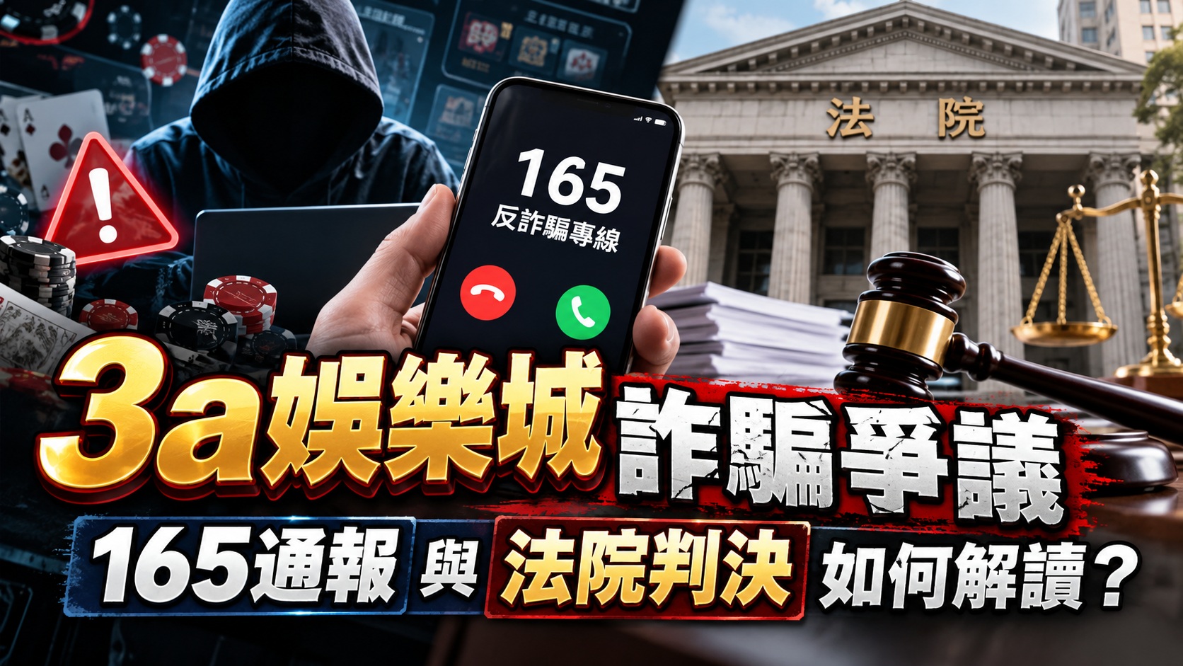 3a娛樂城詐騙爭議：165通報與法院判決如何解讀？